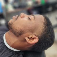 Sharp beard line-up